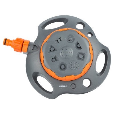 Дождеватель на пластиковой базе 8-ми режимный ABS FLORA 5013714