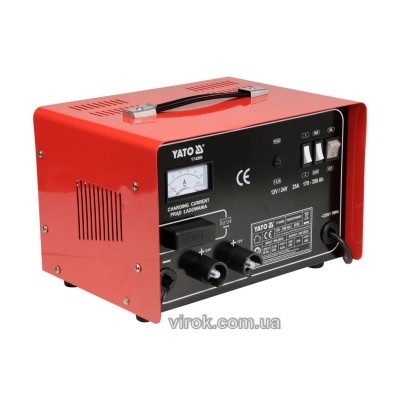 Зарядное устройство для аккумуляторов 12/24 В Yato 25 А 350 Ач YT-8305