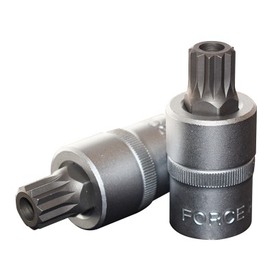 1/2" Головка-бита Spline с отверстием М14, L=55 мм FORCE 34805514T