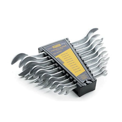 Набір ключів ріжкових 6x7мм, 8x10мм, 10x12мм, 12x13мм, 14x17мм, 19x22мм (6шт) СИЛА 201233