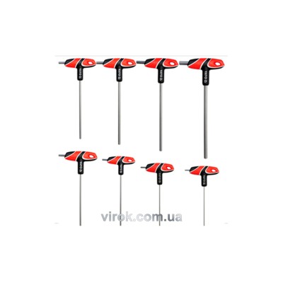 Набор ключей шестигранных Т-образных Yato М2.5-10 мм 8 шт YT-05583