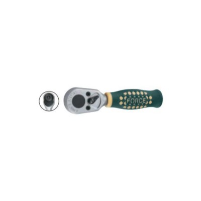 3/8" Трещотка короткая для бит 10 мм, L=120 мм FORCE 802307S
