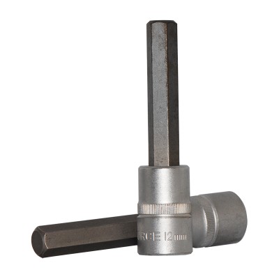 1/2" Головка-бита шестигранная HEX 12 мм, L=100 мм FORCE 34410012