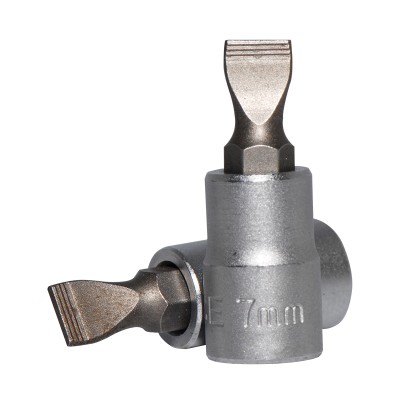 1/4" Головка-бита шлицевая SL 7 мм, L=32 мм FORCE 3233207