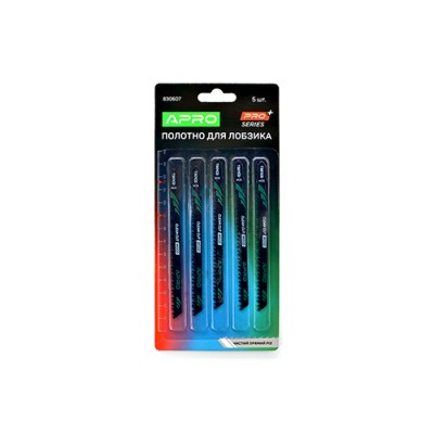 Полотно для лобзика (дерево) 116/90мм 3 мм 8TPI чистий прямий різ T301CD APRO 830607