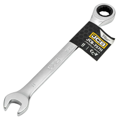 Ключ гайковий з тріскачкою 11 мм JCB Tools JCB-75711