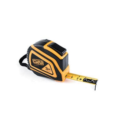 Рулетка гумова з автостопом 3м*16мм СИЛА 500203