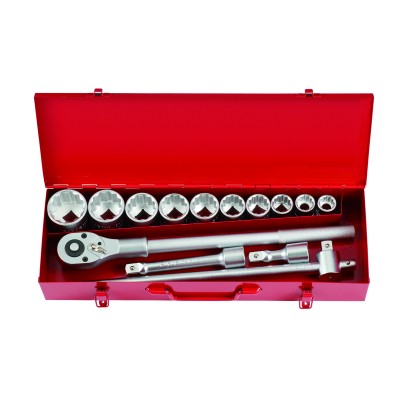 3/4" Набор инструмента 12-гр. 14 пр. 22-50 мм FORCE 6141 3/4" Набор инструмента 12-гр. 14 пр. 22-50 мм FORCE 6141