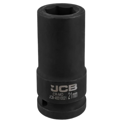 Гoлoвкa тopцeвa удapнa глибока 3/4" 21 мм (6-гранна) JCB Tools JCB-46510021