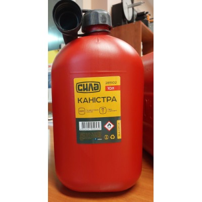 Канистра пластиковая 10л HDPE с лейкой СИЛА 285102
