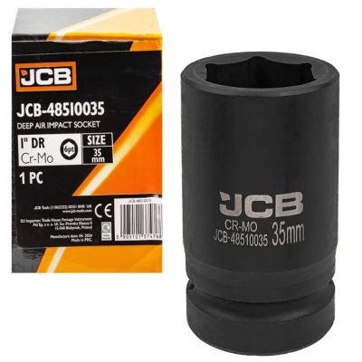 Головка ударная глубокая 1" 35 мм (6-гранная) JCB Tools JCB-48510035