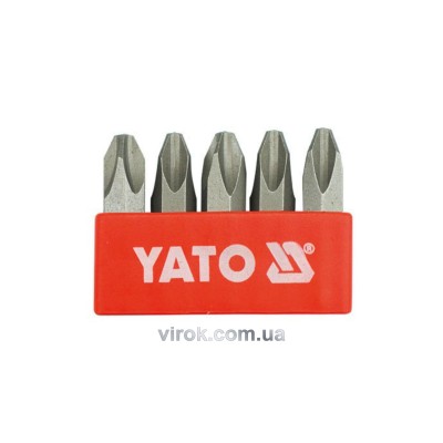 Насадка ударна викрутка Yato 5/16" хрестова PH3 х 36 мм 5 шт YT-2811