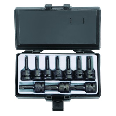 1/2" Набор головок-бит Torx ударных 10 пр. T20-T70 FORCE 41013 1/2" Набор головок-бит Torx ударных 10 пр. T20-T70 FORCE 41013