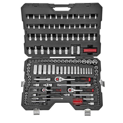 1/4", 3/8" и 1/2" Набор инструмента 6-гр.180 пр. FORCE 41801 1/4", 3/8" и 1/2" Набор инструмента 6-гр.180 пр. FORCE 41801