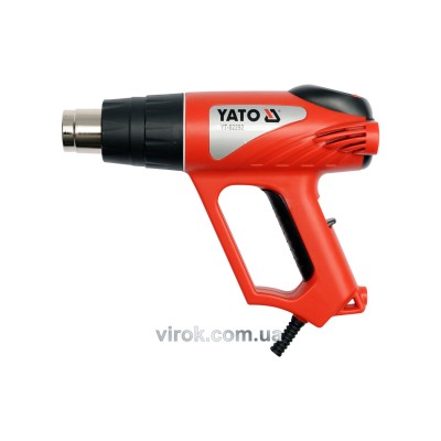 Будівельний фен Yato 2 кВт 550°C + аксесуари та кейс YT-82292