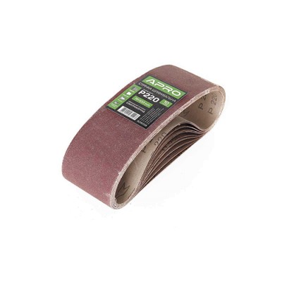 Стрічка шліфувальна нескінченна APRO P220 75×533мм (10шт) 828058