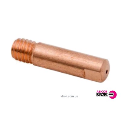 Накінечник зварювальний ABICOR Binzel E-Cu 0.8 x M6 x 25 мм 140.0059