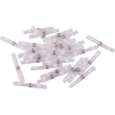 Кембрики термоусадні при t≤ 105°C з припоєм Yato, прозорі, для провідників 0.25- 0.34 мм², 100 шт YT-81451