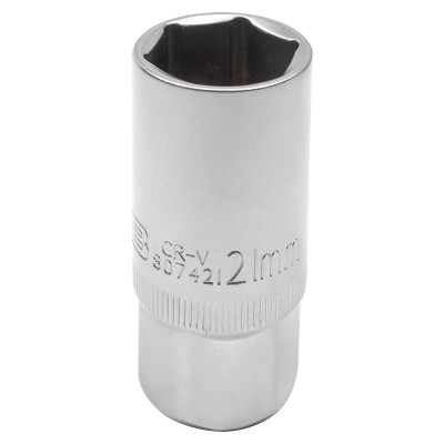 Головка свічкова 1/2" 21 мм (6-гр.) JCB Tools JCB-807421