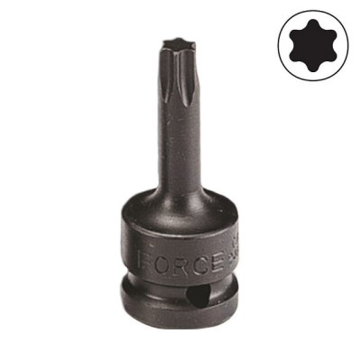 1/2" Головка-біта Torx цільна, ударна T60, L=60 мм FORCE 24606060