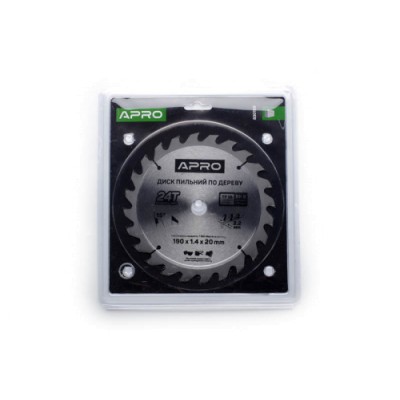 Диск пильний по дереву 190х20х24T APRO 830169