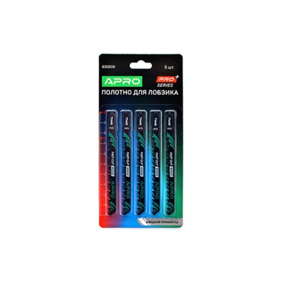 Полотно для лобзика (дерево) 100/75мм 4 мм 6TPI швидкий прямий T144D APRO 830608