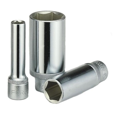 3/8" Головка шестигранна глибока 10 мм, L=63 мм FORCE 5356310 3/8" Головка шестигранна глибока 10 мм, L=63 мм FORCE 5356310