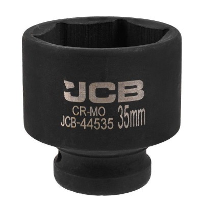 Гoлoвкa тopцeвa удapнa 1/2" 35 мм (6-гранна) JCB Tools JCB-44535