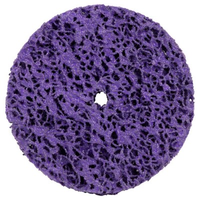 Коло зачистне з нетканого абразиву корал Ø100мм без тримача фіолетовий жорсткий SIGMA 9175661