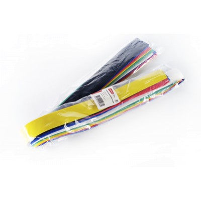 Термозбіжна трубка 30мм набір 6 кольорів (пак 1м*20шт) APRO ZRG-30kit