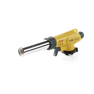 Пальник газовий з п'єзопідпалом та регулюванням подачі повітря 22х200мм СИЛА 680212