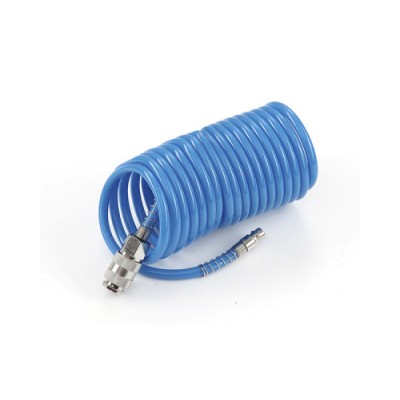 Шланг спиральный полиуретановый с быстроразъемными соединениями 6,5*10мм, 20м APRO 850147