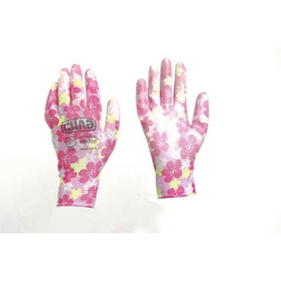 Рукавички з поліуретановим покриттям Р8 (кольорові манжет садові) СИЛА 481225