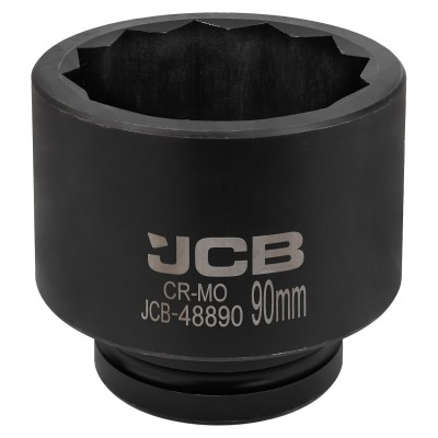 Гoлoвкa тopцeвa удapнa 1" 90 мм (12-гранна) JCB Tools JCB-48890