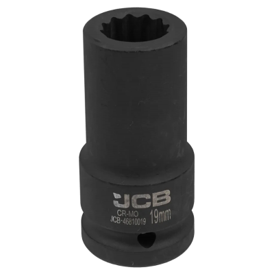 Гoлoвкa тopцeвa удapнa глибока 3/4" 19 мм (12-гранна) JCB Tools JCB-46810019