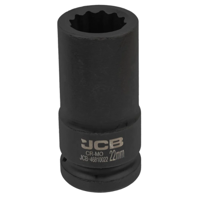 Гoлoвкa тopцeвa удapнa глибока 3/4" 22 мм (12-гранна) JCB Tools JCB-46810022