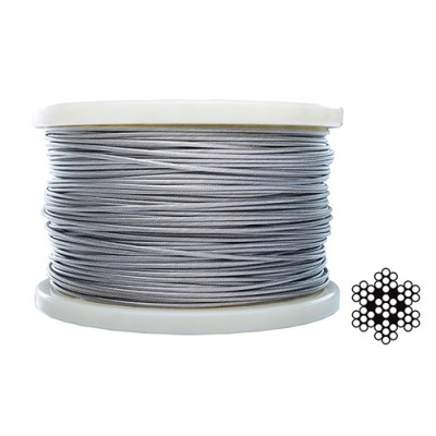 Трос 4мм DIN 3055 (6x7) W2 бухта 100 м APRO WR-G4N