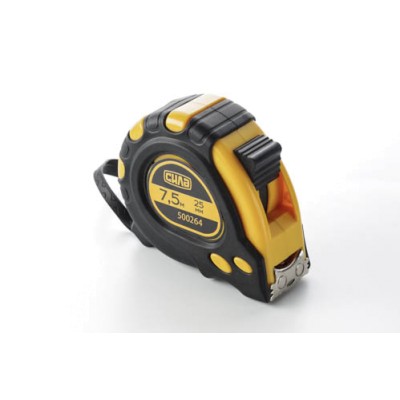 Рулетка гумова з магнітом «Супермагніт» 7,5м*25мм Стандарт СИЛА 500264