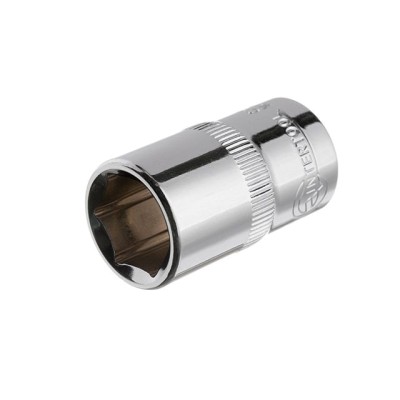 Головка шестигранна 1/4", 8мм, Cr-V. STORM Intertool ET-0438