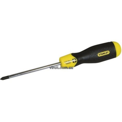 Викрутка хрестова STANLEY "CUSHION GRIP" PH2 x 100 мм 1-64-940