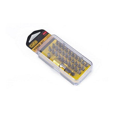 Набір 31 біт + битоутримувач, S2, пластиковий кейс СИЛА 309542