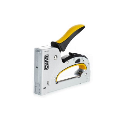 Степлер ресорний 3 в 1 з регулюванням сили удару (важіль) (сталевий корпус) СИЛА 680204