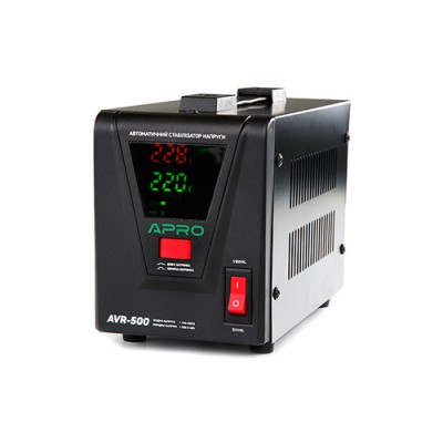 Стабілізатор напруги релейний AVR-500, 400Вт APRO 852005