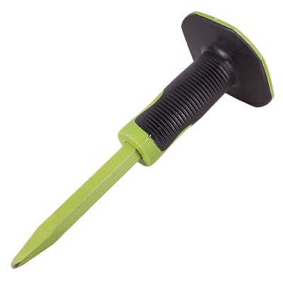 Зубило по каменю пікоподібне 250х16мм із захисною рукояткою Alloid PT-25016P