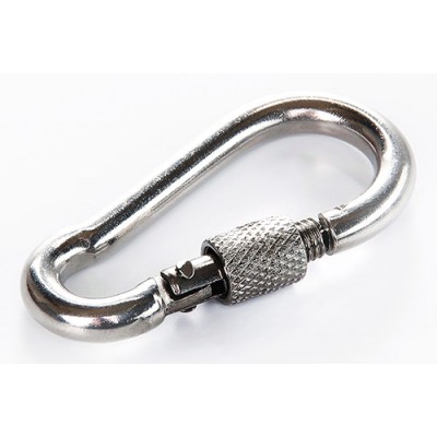 Карабин с замком М8х80 нержавеющий А2 (пач. 5шт.) APRO CF-L8N