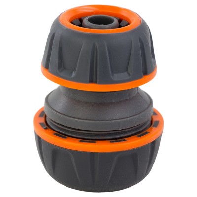 Муфта для шланга 1/2"×3/4" ABS+TPR FLORA 5015664 Муфта для шланга 1/2"×3/4" ABS+TPR FLORA 5015664