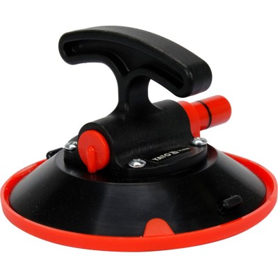 Присоска для монтажу скло одинарна Yato: чашка Ø= 152 мм, m= 32 кг YT-37223