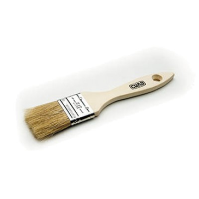 Кисть флейцевая натуральная щетина эконом 1,5'' СИЛА 450103