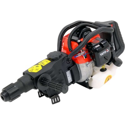 Бензомолот відбійний Yato, з SDS MAX захопом, P= 1.3 кВт, J= 45 Дж, 3200 уд/хв, бак- 1,3л, 0,6 л/год YT-82138