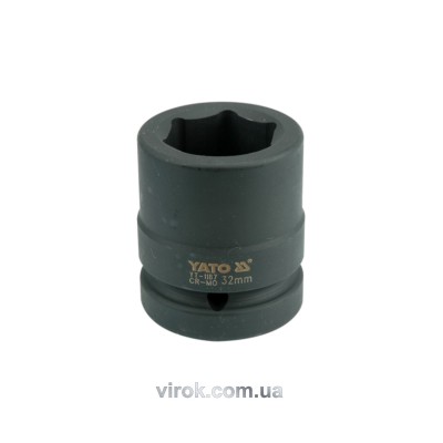 Головка торцевая ударная шестигранная Yato 1" М32 х 61 мм YT-1187